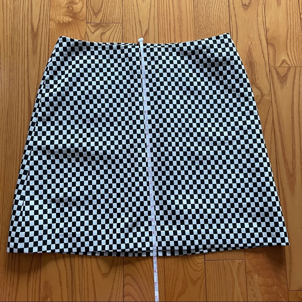 Ricki’s Black & White Checkered Skirt - size 6 - Picture 6 of 7